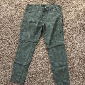 Used camouflage pants.